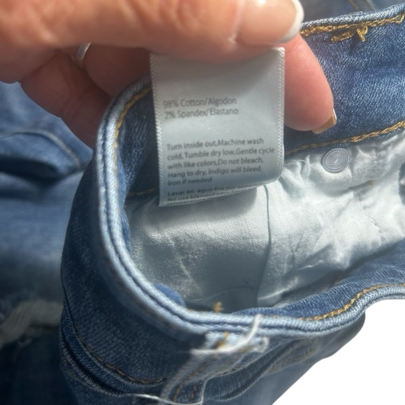 Insane Oene Distressed High Waist Straight Leg Jeans Sz 29 - Picture 12 of 12